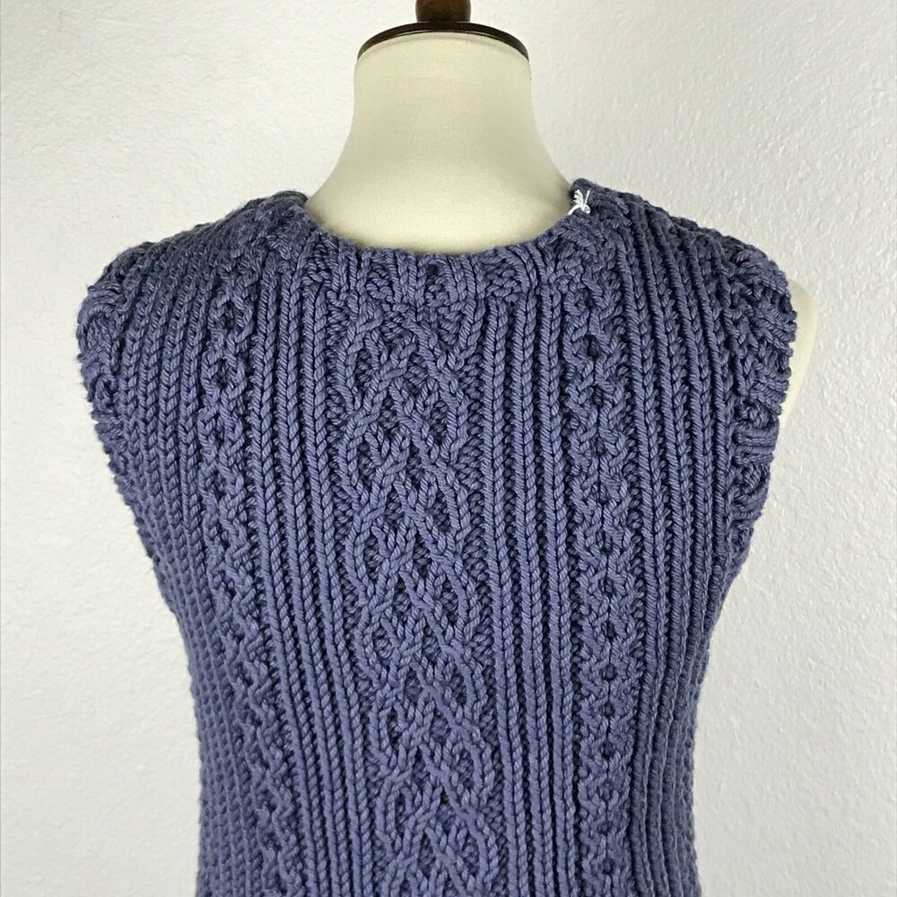 Band of Outsiders Pullover Cable Knit Bodycon Sweater Zipper Dress - Picture 11 of 12